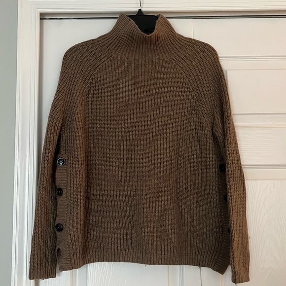 H&M Sweaters - H&M Label of Graded Goods Taupe Brown Knit Turtleneck Sweater